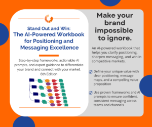 positioning and messaging, P&M, messaging, positioning, workbook, ai-powered, marketing