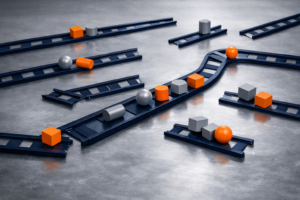 siloed priorities, outcomes, alignment, misalignment, random acts, growth, business risk, metrics, risk